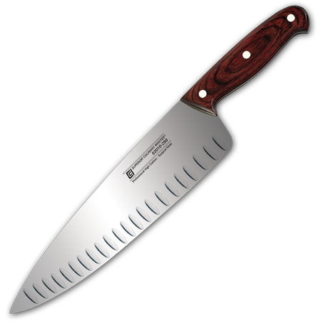 10" Chef‘s Knife, Wide Granton Blade
