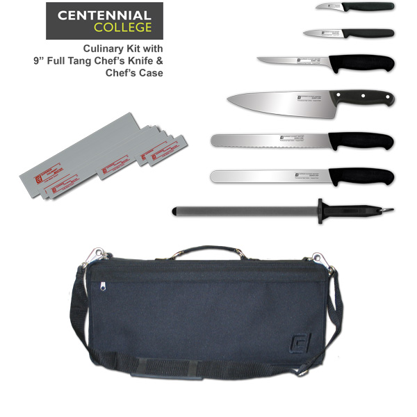 Centennial College Culinary Kit (9" Chef Knife, POM Handle with Case)