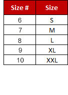 Glove Size Chart