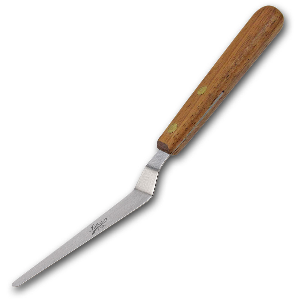 5" Tapered Offset SpatulaWood Handle