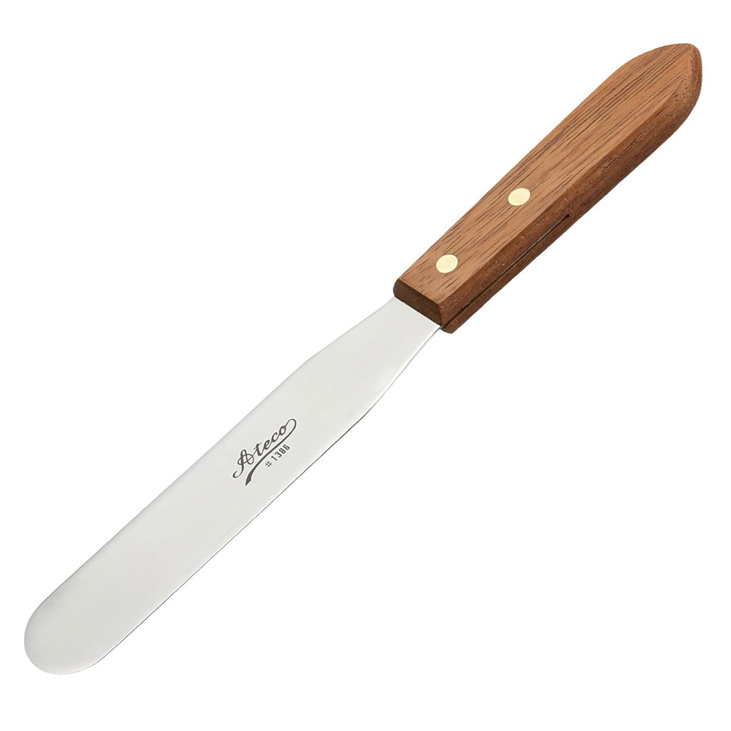 6" Straight SpatulaWood Handle