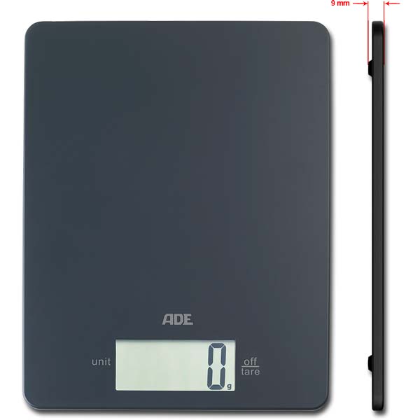 ABS Plastic Portion Scale (Leonie), Grey