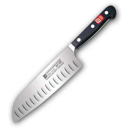 7" SANTOKU Knife, with Granton Blade