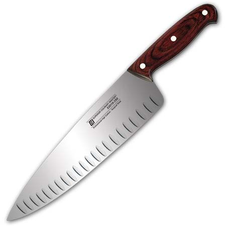 10" Chef‘s Knife, Wide Granton Blade