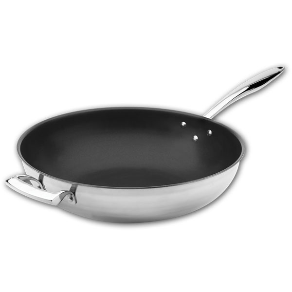 9 QT Tri-Ply Wok (Excalibur Coated)
