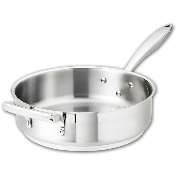 3 QT Sauté Pan, Straight-Sided  with Helper Handle