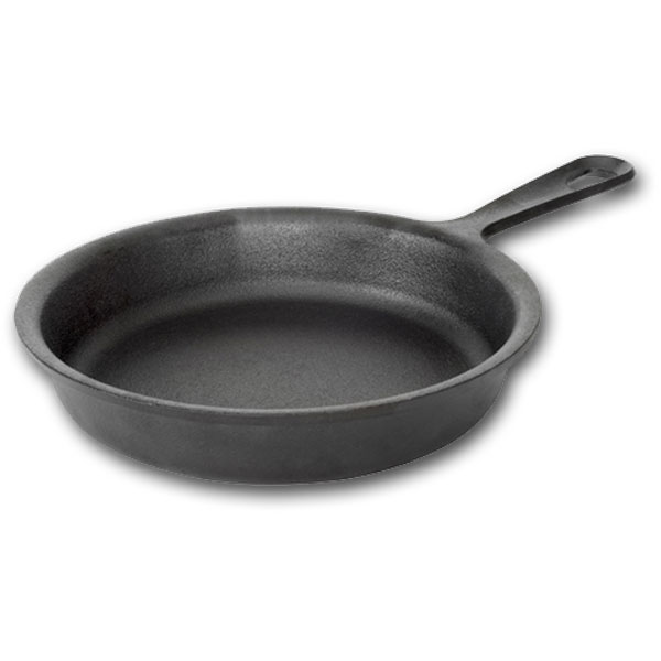 0.25 QT / 4" Pre-seasoned  Cast Iron Skillet, Round