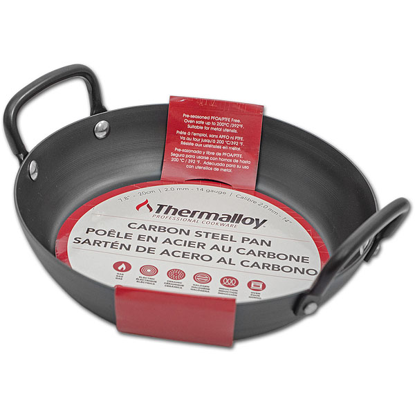 7.8" Carbon Steel Pan with 2 Handles #3