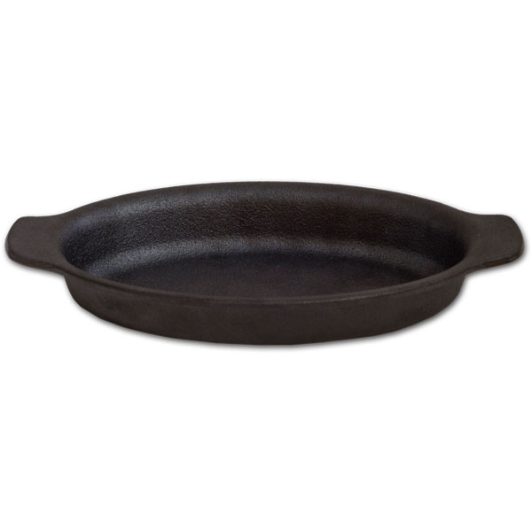 5" Pre-seasoned Cast Iron Oval Gratin Dish