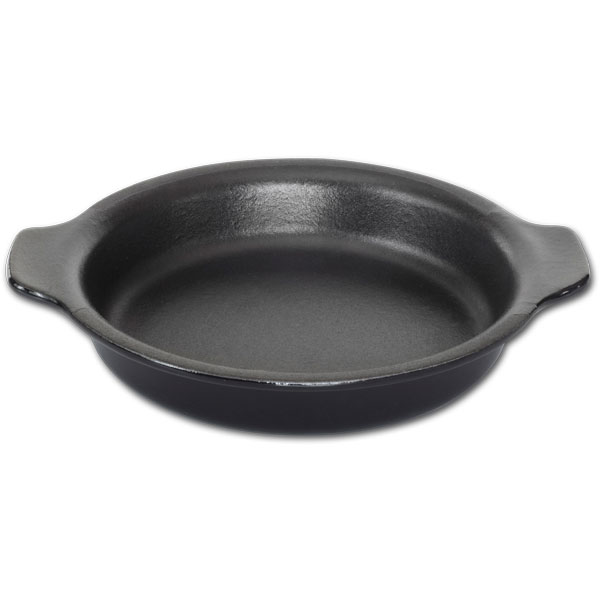 6" Pre-seasoned Cast Iron  Round Gratin Dish