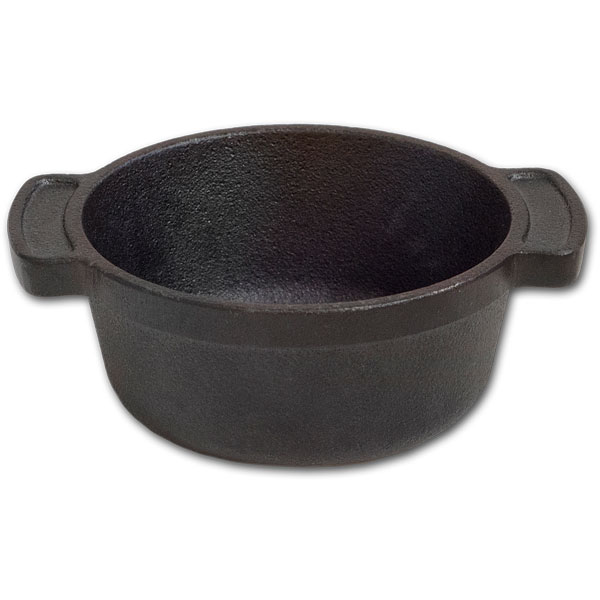 5.3" Pre-seasoned Cast Iron Round Dish