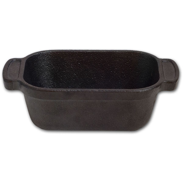 6" Pre-seasoned Cast Iron Rectangular Dish