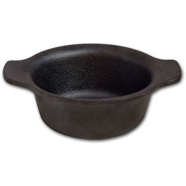 5.8" Pre-seasoned Cast Iron Round Dish