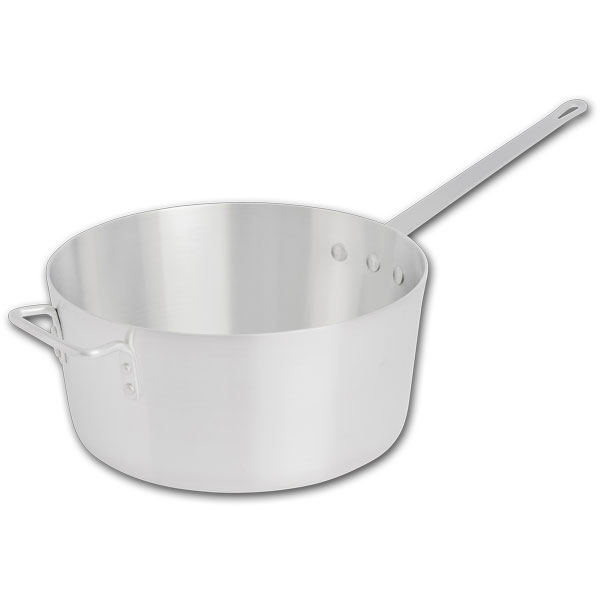 8.5 QT Aluminum Tapered Sauce Pan with Helper Handle