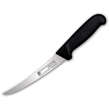 6"Curved Boning Knife 18mm
Stiff Blade