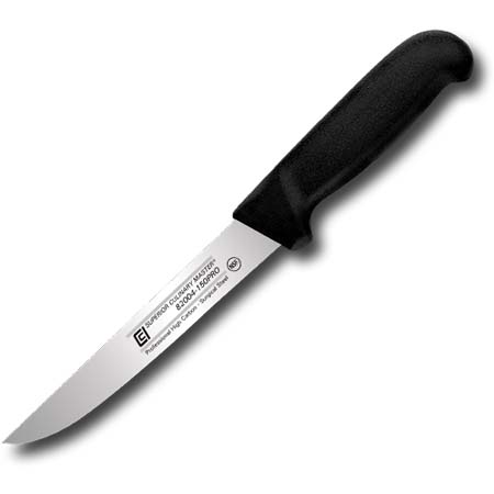 6" Boning-Stiff Blade, 24mm Wide, Microban Proflex Handle