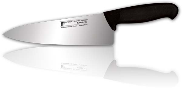 8" Chef‘s Knife, Black