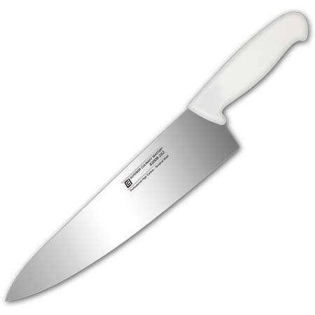 10" Cook's Kn,Poly -White
Anti-Slip Handle