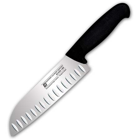 7" Santoku with Granton Blade