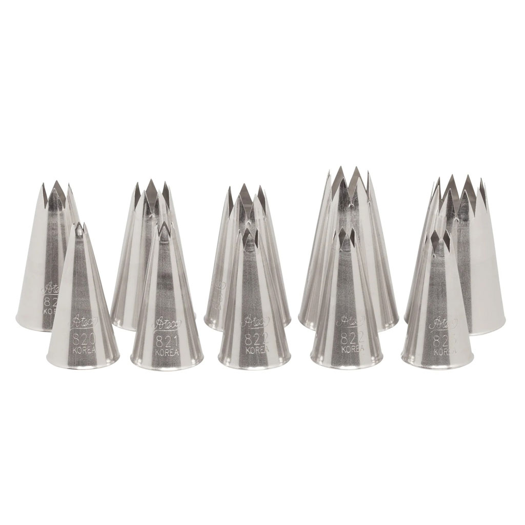 10 Piece Star Decorating Tube Set