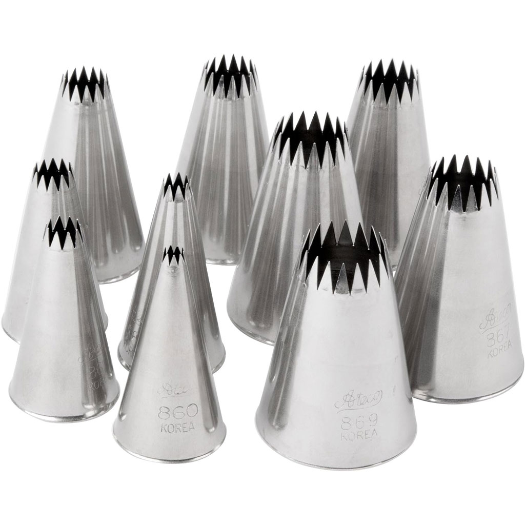 10 Piece French Star Tube Set