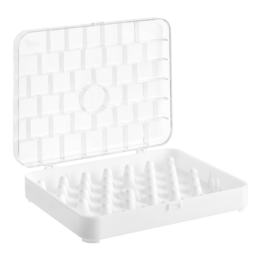 Pastry Tip Storage Box, Holds 37 Medium / Large Tubes