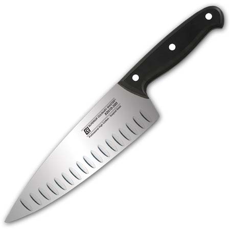 8" Chef‘s Knife, Granton and Wide Blade