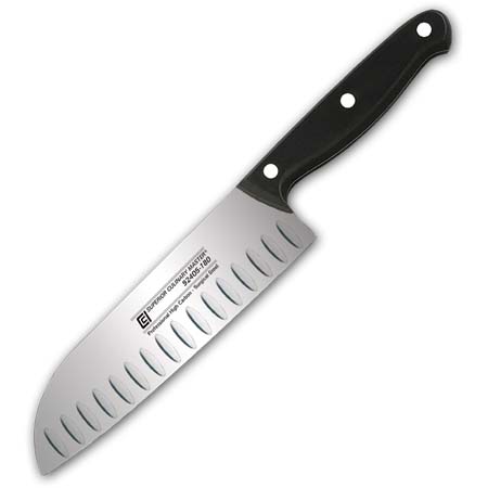 7" SANTOKU Knife, with Granton Blade