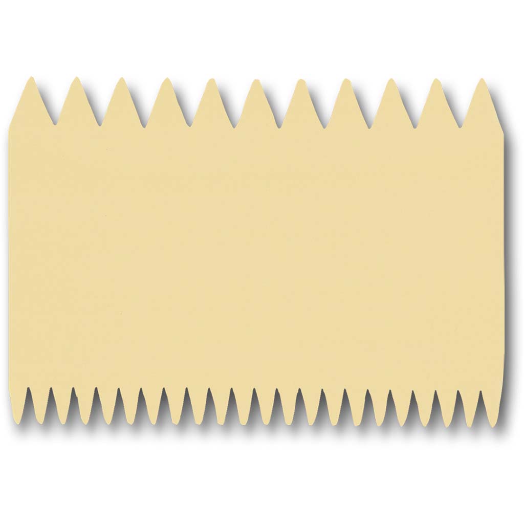 Double Sided Comb Scraper, Double Pointed (11 x 7.5 cm)