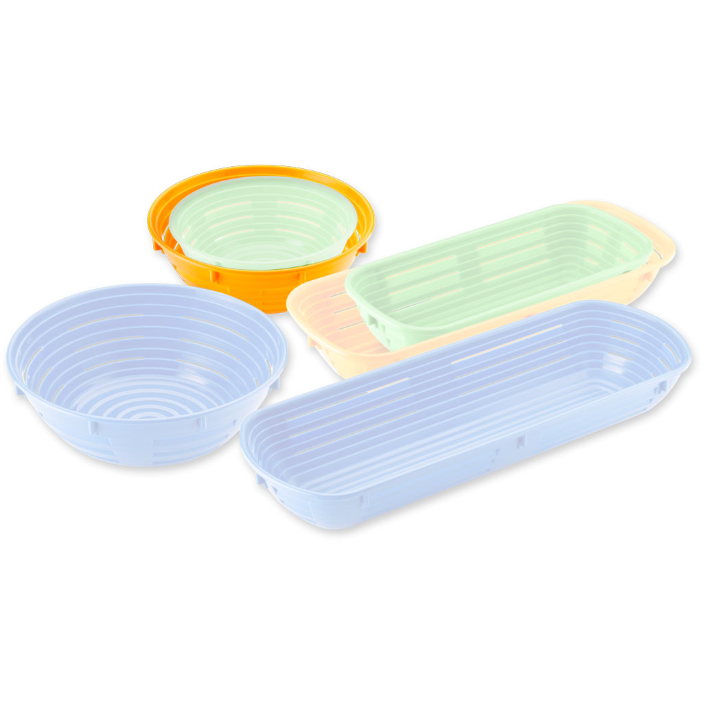 Proofing Basket Round, Orange2.2Lbs - 1000g