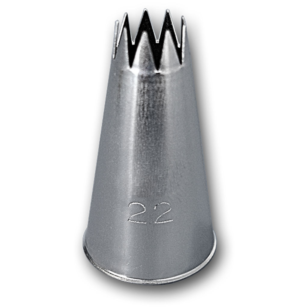Star Tube, Open #22 - Stainless Steel