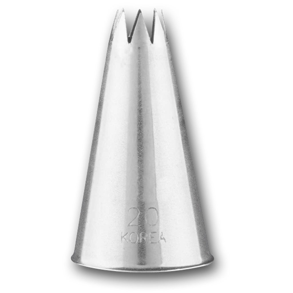 Star Tube, Open #20 - Stainless Steel